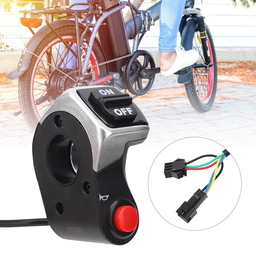 Easy To Use Electric Bike Headlight Switch, Electric Button, Safe And