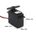 thumbnail image 4 of Servos à Rotation Continue à 360 Degrés Moteur à Engrenages pour Robots RC, Pratique, Facile à Installer et Compact & Économiseur d'Espace, 4 of 8