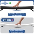 thumbnail image 6 of HaiCube 4FT Folding Table, Adjustable Height 23–29in, Heavy Duty Portable Table, Waterproof HDPE, Fold-in-Half for Picnic & Indoor, Black (New), 6 of 9