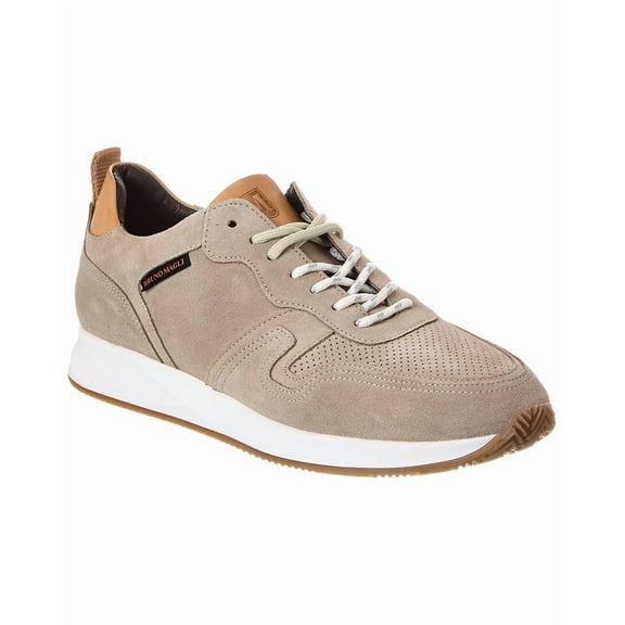 M by Bruno Magli Capri Suede Sneaker, 8, Grey