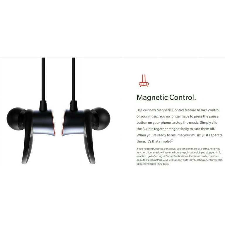 OnePlus Bullets Wireless Bluetooth 2 Earphone BT32B Magnetic Sport Headset Mic