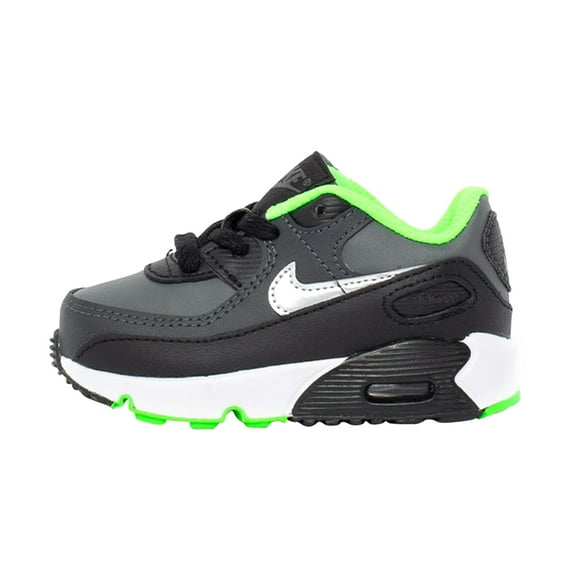 Toddler's Nike Air Max 90 LTR Black/Chrome-Dk Smoke Grey (CD6868 016) - 10