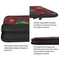 thumbnail image 5 of Bingfone Dinosaur Christmas Happy New Year Laptop Sleeve Case 15 Inch, 360° Protective Computer Carrying Bag, 5 of 9