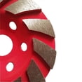 thumbnail image 3 of Diamond Angle Grinder Grinding Disc Red, 3 of 5