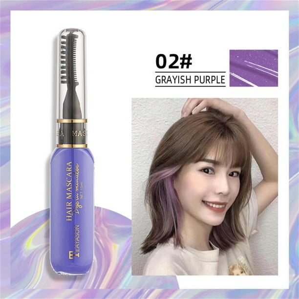 Xihbxyly Crema Colorante para El Cabello, Extractos Naturales de Hierbas, Tinte Temporal Portátil, Ideal para Festivales, Fiestas y Discotecas, Seguro para La Piel, 15 Ml de Peso Neto.