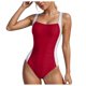 thumbnail image 1 of MKLEKYY Bikini Mujer Traje De Baño Women'S Swimsuit Flat Belly Slim Fit Sexy Swimsuits Push Up Padded Color Block Summer Swimwear Pool Beachwear, 1 of 6