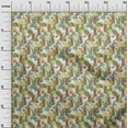 thumbnail image 3 of oneOone Polyester Spandex White Fabric Tropical Fabric For Sewing Printed Craft Fabric By The Yard 56 Inch Wide, 3 of 5