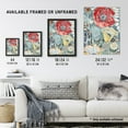 thumbnail image 3 of Artery8 Stylised Poppy Flowers Pastel Colour Design Living Room Extra Large XL Wall Art Poster Print, 3 of 5