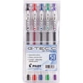 thumbnail image 1 of Pilot G-Tec-C4 Ultra Assorted Colors 0.4MM Rollerball Pen 5 Per Pack by Pilot, 1 of 1