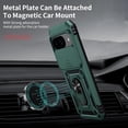 thumbnail image 3 of for Google Pixel 9 Pro XL Case with Camera Lens Cover, HD Screen Protector, 10 FT Military Grade Drop Protection, Magnetic Ring Holder Kickstand Protective Phone Case, Pine Green, 3 of 13