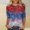 Multicolor, variant on Cavosen American Flag Shirt Women Patriotic 3/4 Sleeve Crew Neck Tops American Flag Print T Shirts Lady XL Independence Day Casual Tops Funny 4th of July Tunic Tees 2025 Patriotic Clothes
