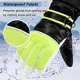 thumbnail image 3 of Guantes de nieve de invierno MoKo, impermeables, con puños elásticos para niños, 3 of 7