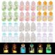 thumbnail image 1 of 36 Mini Botellas Luminosas de los Deseos, Colgantes de Botellas de Plástico en 6 Colores con Relleno de Arcilla Polimérica, Pequeños Frascos Dulces, 1 of 5
