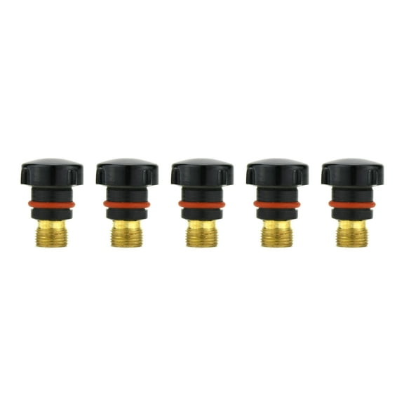 Short Back Cap for TIG Welding Torches 17/18/26 - Model: 57Y04 - (5 PACK)