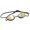 Smoke Mirrored, variant on Adoretex Circuit Rainbow Mirrored Swim Goggles(GN7407RM) - Aqua
