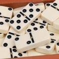 thumbnail image 3 of 28 Piezas Juguetes de Dominoes en Minitura Traditional Board Viaje Bamboo, 3 of 9