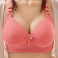 thumbnail image 2 of Everyday Bras for Women Underwire Bras for Women Sports Bra Support Super Push up Bra Womens Bras No Underwire Semi Bra Support Bras for Women Bush up Bra Workout Sports Bras for Women Bra Pink 42, 2 of 4