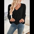 thumbnail image 4 of Camisa de Larga con Estampado Estético Y2K para Mujer, Estilo Moderno, con Cordón Fruncido, Corte Entallado, Ropa Y2K. Negro L, 4 of 9