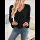 thumbnail image 4 of Camisa de Larga con Estampado Estético Y2K para Mujer, Estilo Moderno, con Cordón Fruncido, Corte Entallado, Ropa Y2K. Negro XL, 4 of 9
