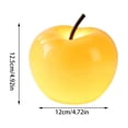 thumbnail image 7 of MYUNNIL Christmas Apple Shaped Night Light, 4.92" Realistic Warm Glowing Apple Ceramics Tabletop Ornament Lamp, Small Eye-Catching Ambient Lighting for Bedroom Home Party Decor, 7 of 7
