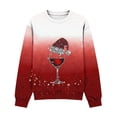 thumbnail image 7 of Tdoqot Girls Christmas Sweatshirts- Crewneck Cute Pullover Long Sleeve Kids Festive Shirts Red Size 6-14, 7 of 7