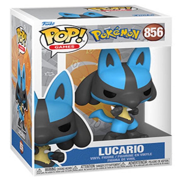 Figura Funko Pop Lucario Pulgadas 3.7 Azul
