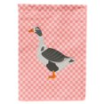 thumbnail image 1 of "Treasures BB7895CHF West of England Pink Check Canvas House Flag, tamaño, multicolor" Caroline's Treasures BB7895CHF, 1 of 1