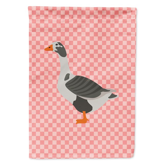 "Treasures BB7895CHF West of England Pink Check Canvas House Flag, tamaño, multicolor" Caroline's Treasures BB7895CHF