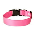 thumbnail image 3 of Vibrant Life Dog Collars, Solid Basic Pet Collar, Pink, Large, 3 of 7