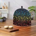 thumbnail image 4 of HELLHERO 1Pcs Tea Cozies Covers with Lightweight Polyester Canvas Keep Warm for Creative Gifts Rainbow Paw Print, 4 of 8