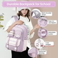 thumbnail image 3 of Mochilas Escolares para Niñas - Mochila Escolar para Niñas para Primaria y Secundaria, Preciosa Mochila para Niña de 8 a 16 Años, 3 of 5
