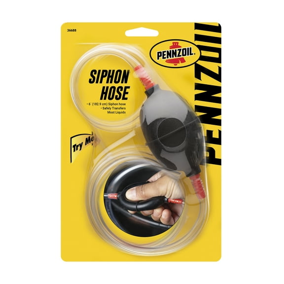 Pennzoil Hand Operated Manual Siphon Pump - Plastic 72 in.