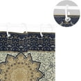 thumbnail image 5 of FREEAMG Vintage Arabic Shower Curtains, Waterproof Fabric Shower Curtains with 12 Hooks for Bathroom Hotel Spa Home Decor, 60 x 72 Inch, 5 of 6
