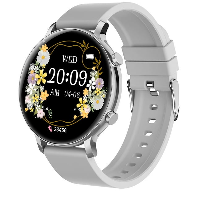 Riwcyla HW36 1.28 Inches Smartwatch IP67 Waterproof Sports Watch BT5.0 Intelligent Watch Fitness Multifunctional Watch Compatible with Android5.0/ iOS9.0