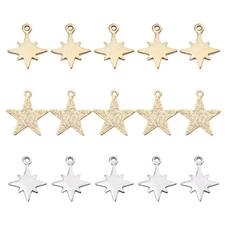 

15pcs Jewelry Making Pendants Delicate Handmade Supply Alloy DIY Accessory