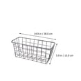 thumbnail image 2 of FENGGUIQU 2pcs Metal Racks for Storage Iron Space-saving Kitchen Baskets, 2 of 8