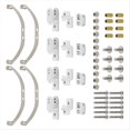 thumbnail image 3 of 1 Juego de Accesorios de Suspensión de Amortiguación de Ballesta para 1/16 B24 4WD RC Car Upgrade Parts Plata, 3 of 5
