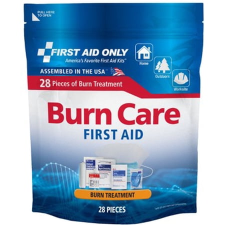 First Aid Only 28-Piece Burn Care First Aid Kit for Home, Jobsite & Outdoors