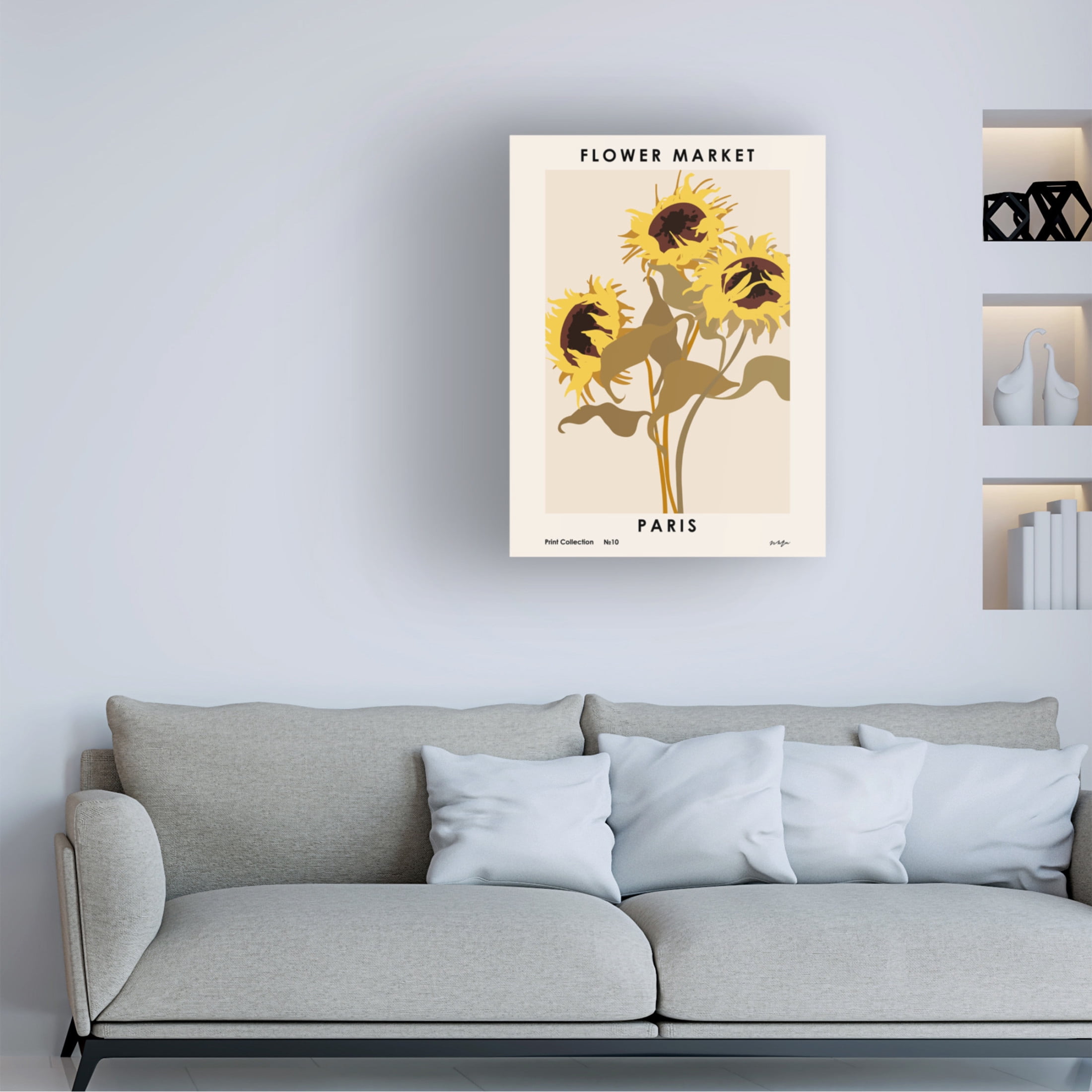 Trademark Fine Art NKTN Flower Market. Paris Canvas Wall Art