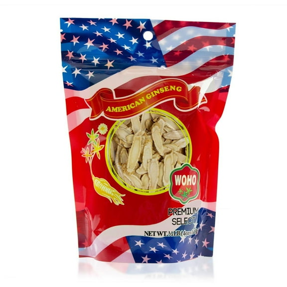 WOHO #126.4 American Ginseng Slice Medium 4oz Bag