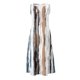 thumbnail image 2 of TaTaai Ladies V Neck Sleeveless Maxi Dress Strap Detail Casual Summer Loose Fit Beach Vacation Long Sundress Gift, 2 of 5