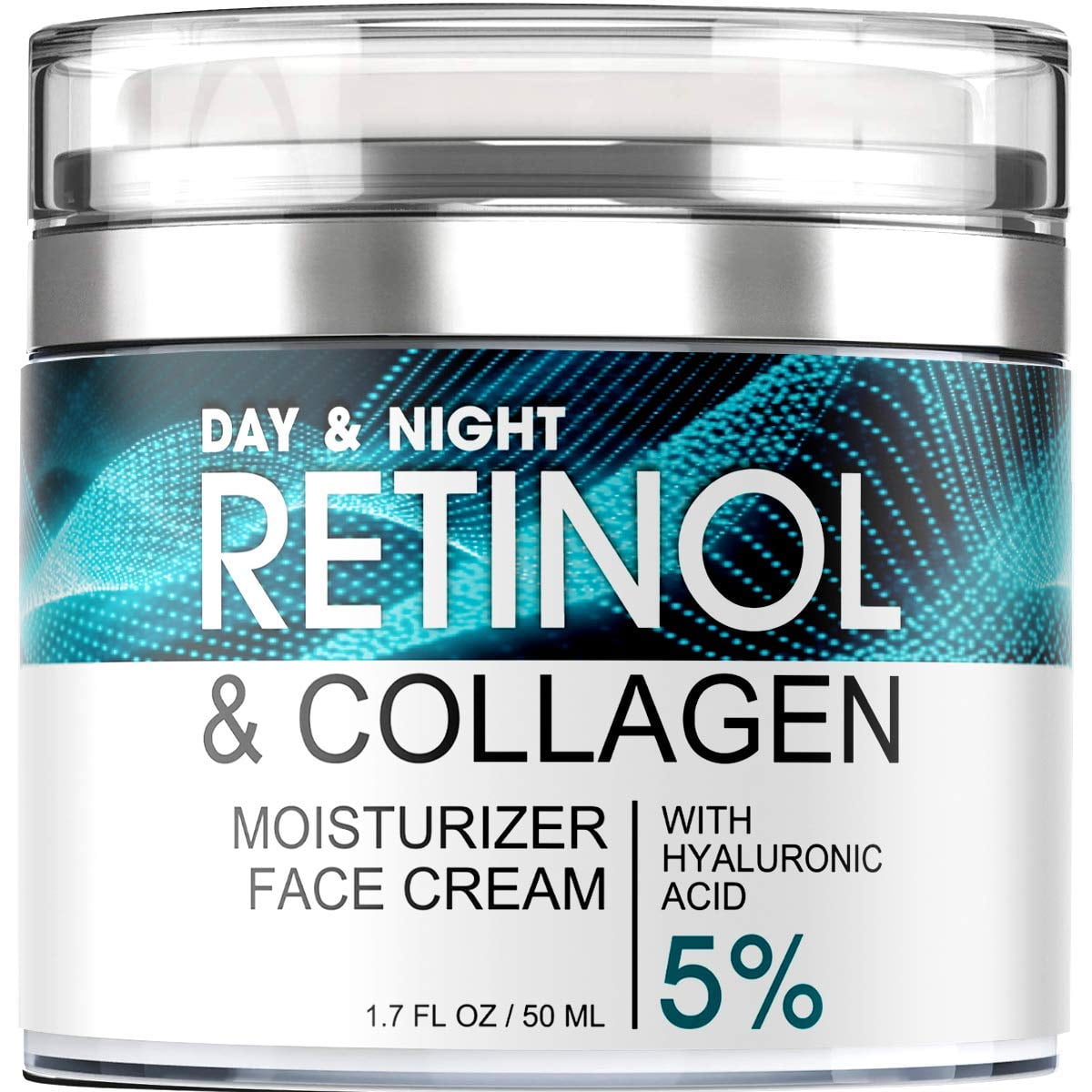Retinol Cream for Face – Facial Hyaluronic Acid and Collagen – Hydrating Face Lotion for Women and Men – Day and Night Anti-Aging Moisturizing Cream – For All Types - Walmart.com