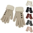 thumbnail image 3 of Hellosay Winter Gloves Men Thermal Warm Fleece Christmas Gifts Dark Gray, 3 of 3
