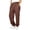 Coffee, variant on Boys Pull on Linen Pants Textured Summer Casual Beach Pants Elastic Waist 4-14T(White,11-12 Years)