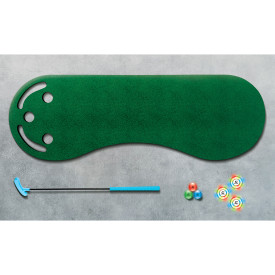 Cipton LED Light-Up Putting Green Set – Includes 3 LED Golf Balls & Putter, 10ft Indoor/Outdoor Mini Golf Mat
