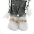 thumbnail image 3 of CTIRCHIU Dark Grey Christmas Doll Ornament Set for Holiday Parties and Mall Decorations, Standing Festive Figurines, 3 of 8