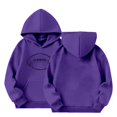 thumbnail image 6 of CPNG Girls Hooded Sweatshirt Football Print Long Sleeve Hoodie Pullover Top Trendy Comfy Daily Casual Loose Sweatshirts, 6 of 6