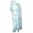 thumbnail image 1 of Claudel Robe de Nuit Adaptative pour Femmes, Aqua Floral, S/M, 1 of 5