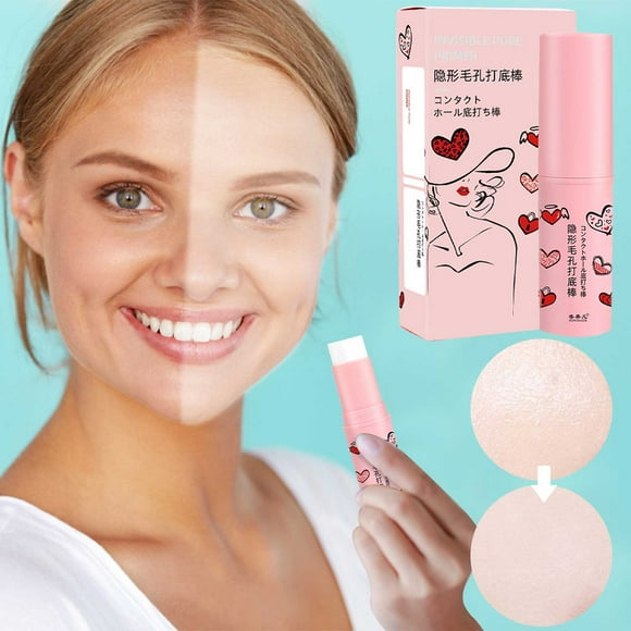 FcBaudy Lipstick for Women, Lip Stain, Lip Gloss Invisible Pore Concealer Isolating Makeup Front Cream Pore plumbing agent