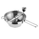 thumbnail image 1 of EeaseMX Máquina para hacer mermelada de acero inoxidable, trituradora manual de alimentos, verduras, comida para bebés, licuadora (café plateado), 1 of 7